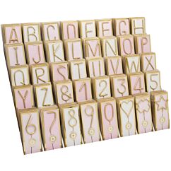 Iso Tähtisädetikku, Kulta - Kirjaimet & Numerot