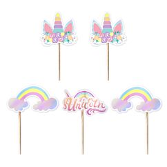 Yksisarvinen Koristetikut, Sarvet ja Satenkaari. Muffinikoristetikut.