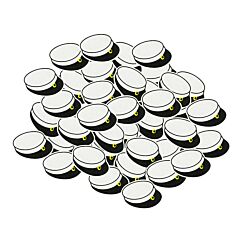 Ylioppilaslakki pöytäkonfetit.