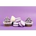 Violetit suklaamuffinsit