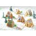 Nordic Ware kakkuvuoka viihtyisästä talvikylästä - Cozy Village