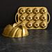 Nordic Ware - Kahvikakkuvuoka - 75Th Anniversary Braided Mini Bundt Pan, Kulta