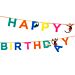 Happy Birthday -banneri viidakon eläimillä.