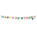 Happy Birthday -banneri viidakon eläimillä.