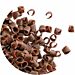 PME Belgian Milk Chocolate Curls - Belgialaiset maitosuklaakiharat, 85g.