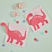 Pienet Lautasliinat - Pinkki Dino, 16kpl