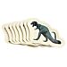 Prehistoric Dinosaur Lautaset, 8kpl
