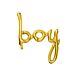 Kultainen foliopallo "boy". 