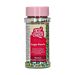 FunCakes Sugar Pearls Medium Metallic Harlequin - Moniväriset metallic sokerihelmet, 80g