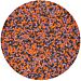 FunCakes Nonpareils Halloween - Oranssit, violetit ja mustat nonparellit, 80g.