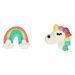 FunCakes Sugar Decoration Unicorn & Rainbow - Sokerikoristeet - Yksisarviset ja sateenkaaret, 8 kpl.
