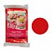 FunCakes Sugar Paste Fire Red - Tulenpunainen sokerimassa, 250g.