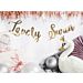 Kultainen joutsen banneri "Lovely Swan".