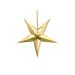 Kulta-metallinhohtoinen koriste-tähti.