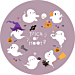 Kakkukuva - Halloween Suloiset Kummitukset