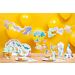 Pahvilautaset, Happy-Dinos, 6kpl