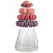 Macarons-torniteline - 4 tasoinen + suojakotelo