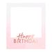 Happy Birthday Photo Booth - Selfie kehys Nimellä