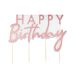Kakkukynttilä, Happy Birthday, Ruusukulta