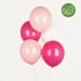 Ilmapallot - Pinkki mix, 10kpl