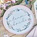 Polttari Pahvilautaset, Boho Team Bride, 25cm, 8kpl