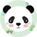 Panda kakkukuva synttärijuhliin. 