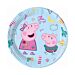 Pipsa Possu - Peppa Pig kertakäyttölautaset, 8 kpl.