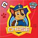 Ryhmä Hau (Paw Patrol) -aiheiset lautasliinat, Vainu, Samppa, Kaja ja Rollen kuvalla.