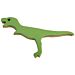 Iso ja pieni dinosaurus-muotti pikkuleipien, pipareiden tai koristeiden tekoon.