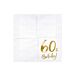 Lautasliinat 60th Birthday, 20kpl, 60-v juhlat