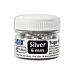 PME Silver Sugar Pearls - Hopeiset sokerihelmet, 6 mm.