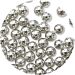 PME Silver Sugar Pearls - Hopeiset sokerihelmet, 6 mm.