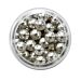 PME Silver Sugar Pearls - Hopeiset sokerihelmet, 8mm.