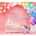 Yksisarvinen Banneri -Unicorn Birthday, 2,5M