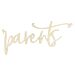 Puinen Kyltti / Tuolikoriste, "Parents".